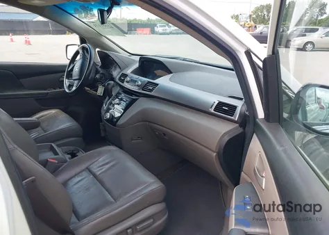 2013 Honda Odyssey Ex-L из США, поврежденный, VIN 5FNRL5H60DB048982